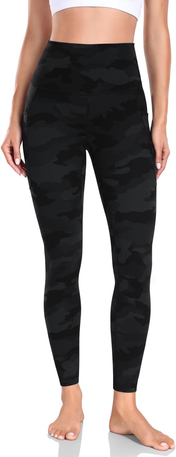 HeyNuts Pro Leggings with Pockets 25'', High Waisted 7/8 Workout Pants - Image 2