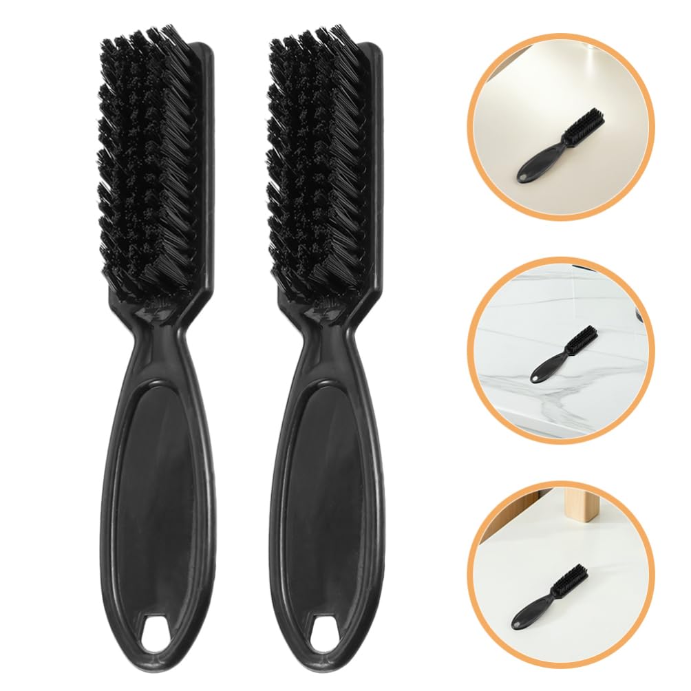 FRCOLOR 4pcs Soft Nylon Hair Brush for Clipper Cleaning Grooming Hair Styling Cleaning Brush for Barbers