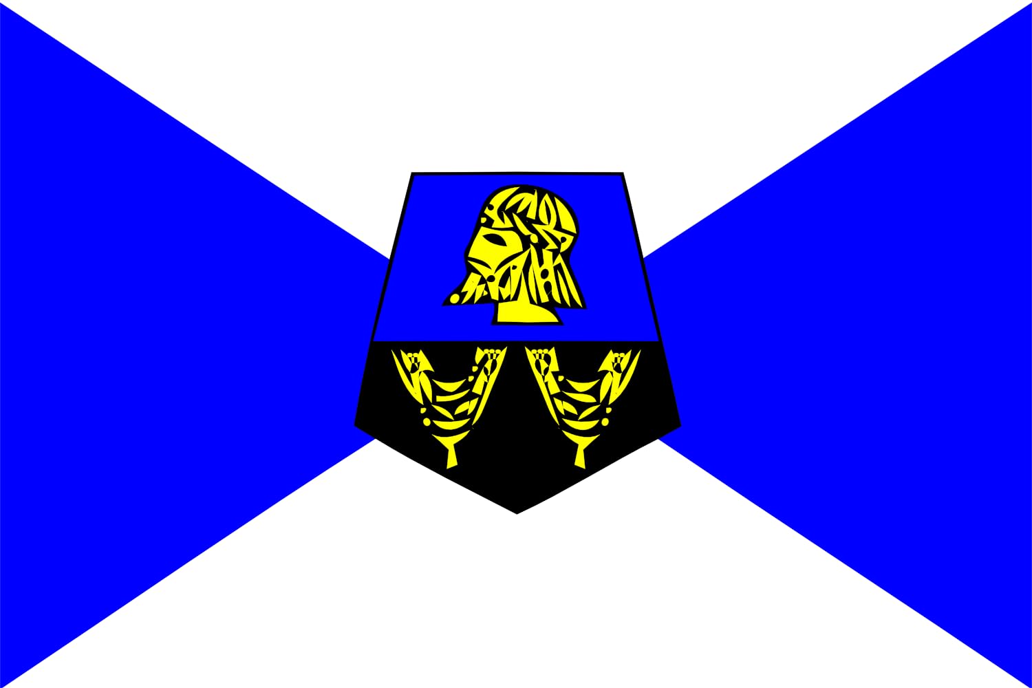Drapeau Tanger province 1976-1997 grand format pour collectionneur