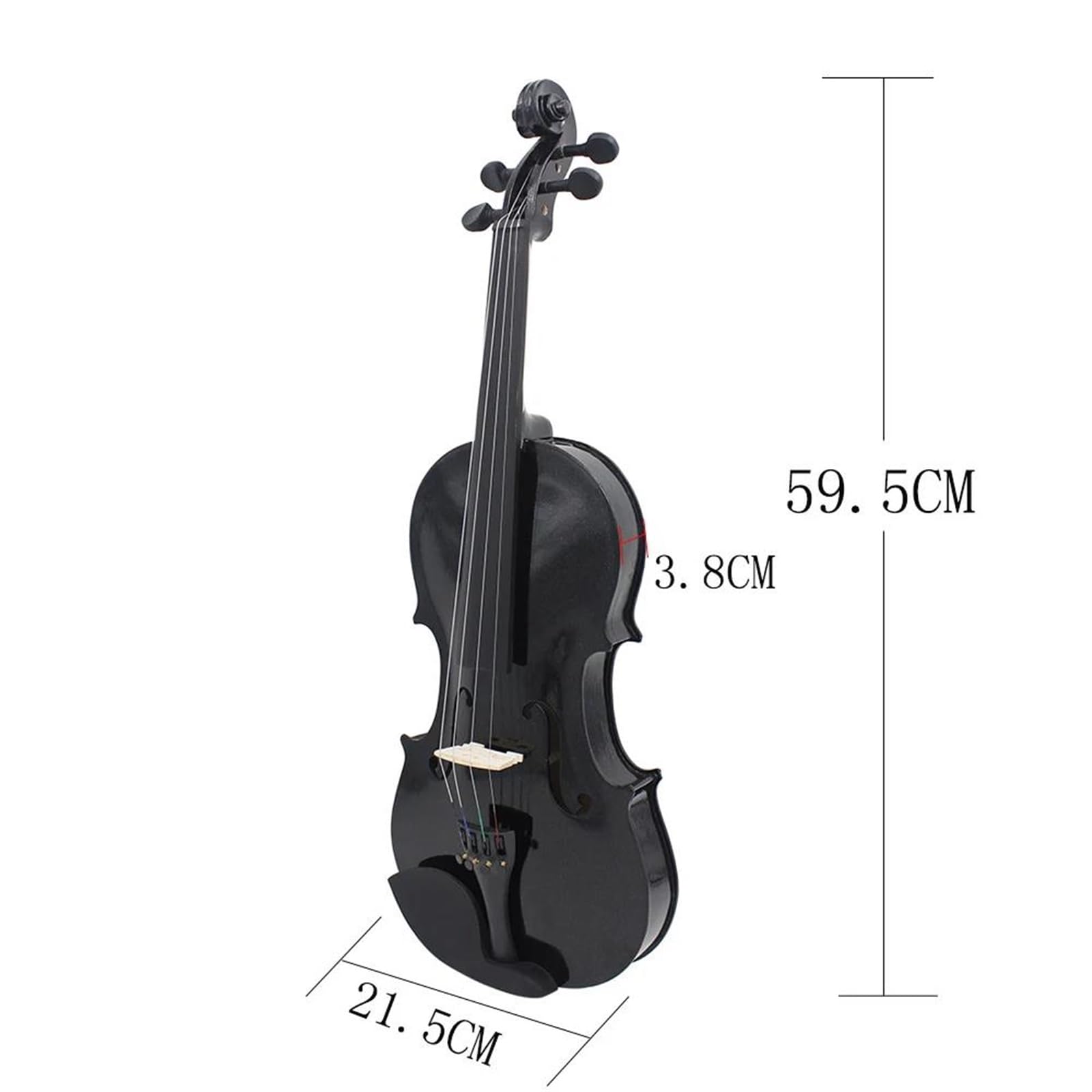 4/4 Violino Acustico In Legno Massello Violino Pannello In Tiglio Violino Con Custodia Arco Principiante Violino Strumento Musicale Regalo