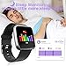 ZKCREATION Smartwatch, Reloj Inteligente Pulsera Actividad con Pulsómetro Podómetro Calorias Monitoreo del...