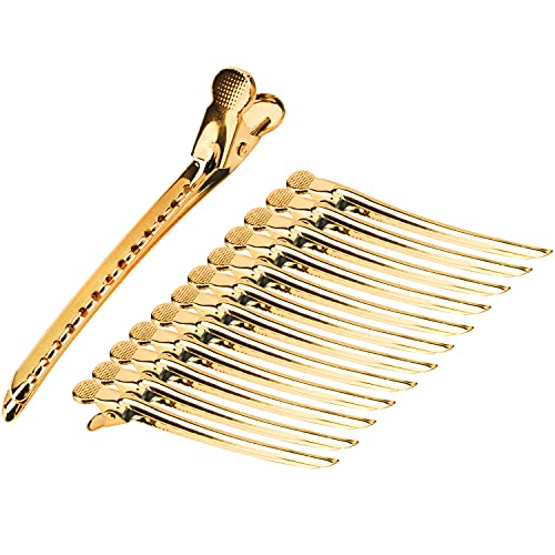 Hair Clips for Women and Girls - Hair Clips No Trace Hairdressing Duckbill Clip Alligator Clip Thick Hair Partition Posi