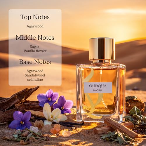 Image of Madina Eau De Parfum 100ml | Woody Vanilla Oud Unisex Perfume | Long Lasting Arabic Fragrance | Premium EDP for Men & Women | Originated in France