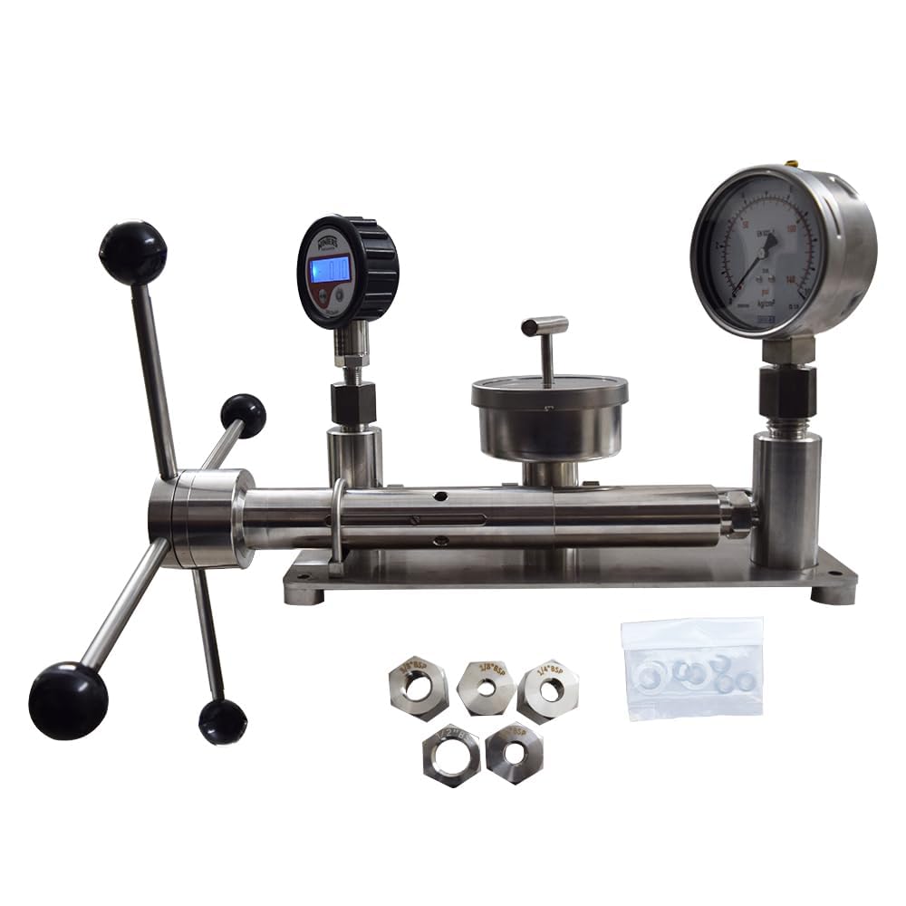 *Spedizione con in 1 giorno* Calibratore di Pressione da Banco, Campo di misura: 0–700 kg/cm² (0–70 MPa), per Laboratori di Calibrazione, Settore Farmaceutico e Petrolchimico, Modello: AI-PCAL1