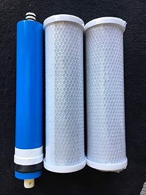 GE SmartWater Reverse Osmosis Complete Compatible RO Filter Set GXRM10G, GXRM10RBL Filter 50 GPD by Clear Hydro