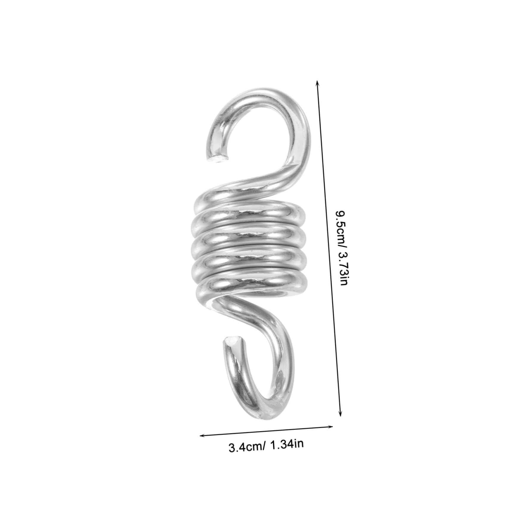 LIOOBO 2pcs Heavy Duty Swing Springs for Egg Chair Hanging Chair Spring Porch Swing Hangers Replacement Hammock Accessories