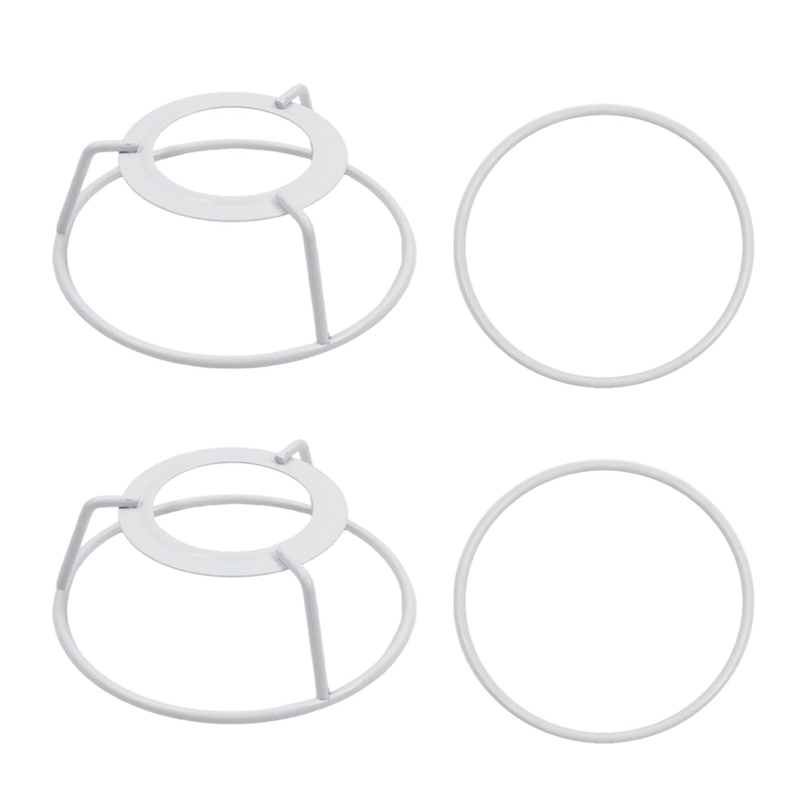 KUMGROT 3.94 Inch Drum Lamp Shades, Lamp Shade Frames for Table Floor Lamp