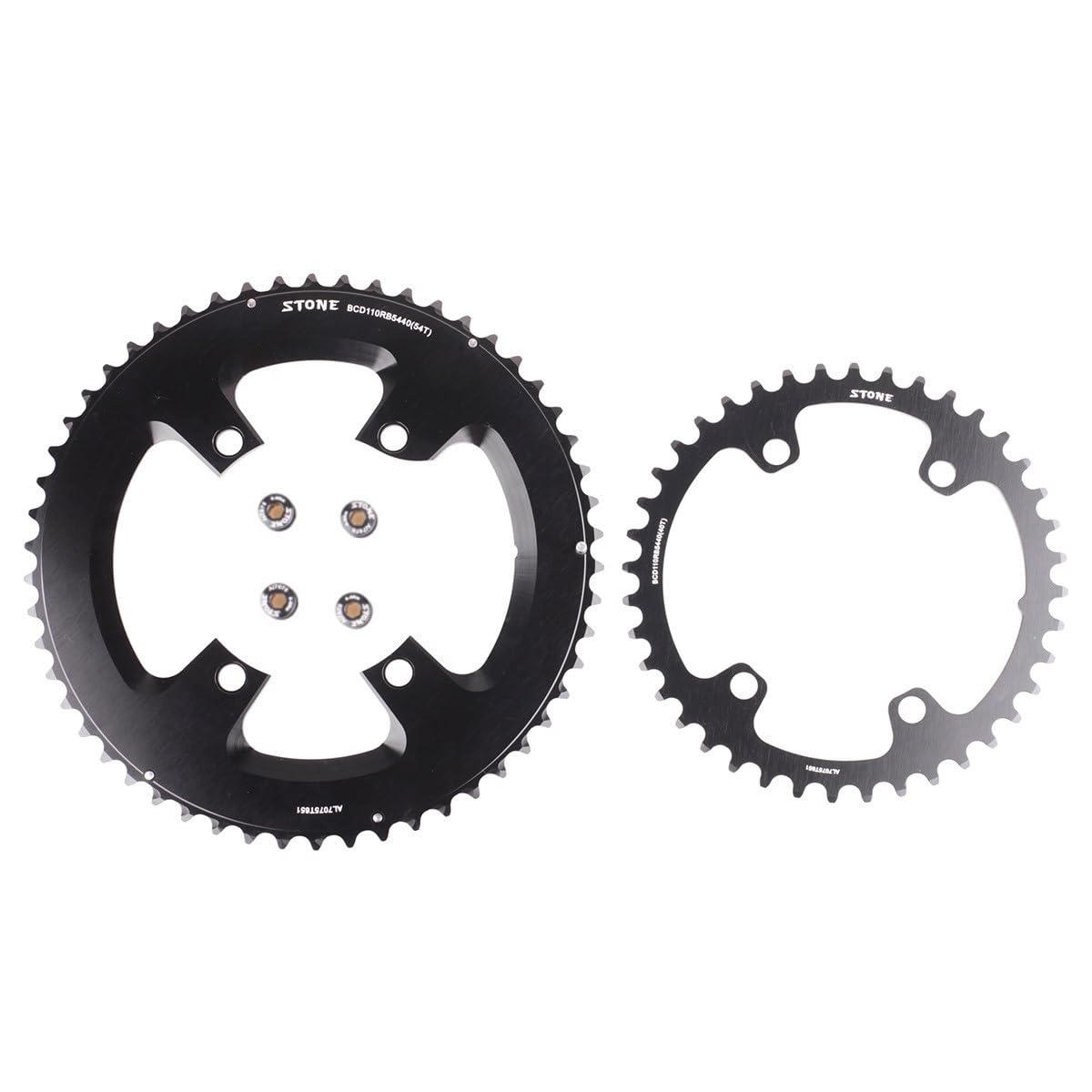Platos para Bicicletas 110bcd Plato Doble Bicicleta de Carretera Redondo 52 36T 53 39T 54 40T 50 34 48 33T