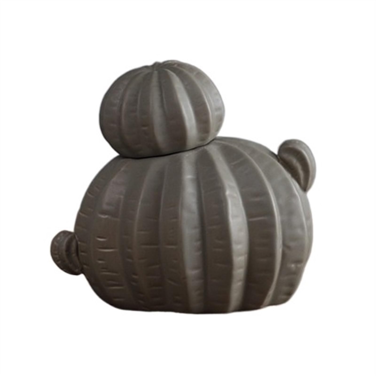Bzgpmfud Grey Wolf Vase Desktop Flower Cactus Ceramic Decoration Home Living Room Tv Cabinet Creative Green(Grey Wolf)
