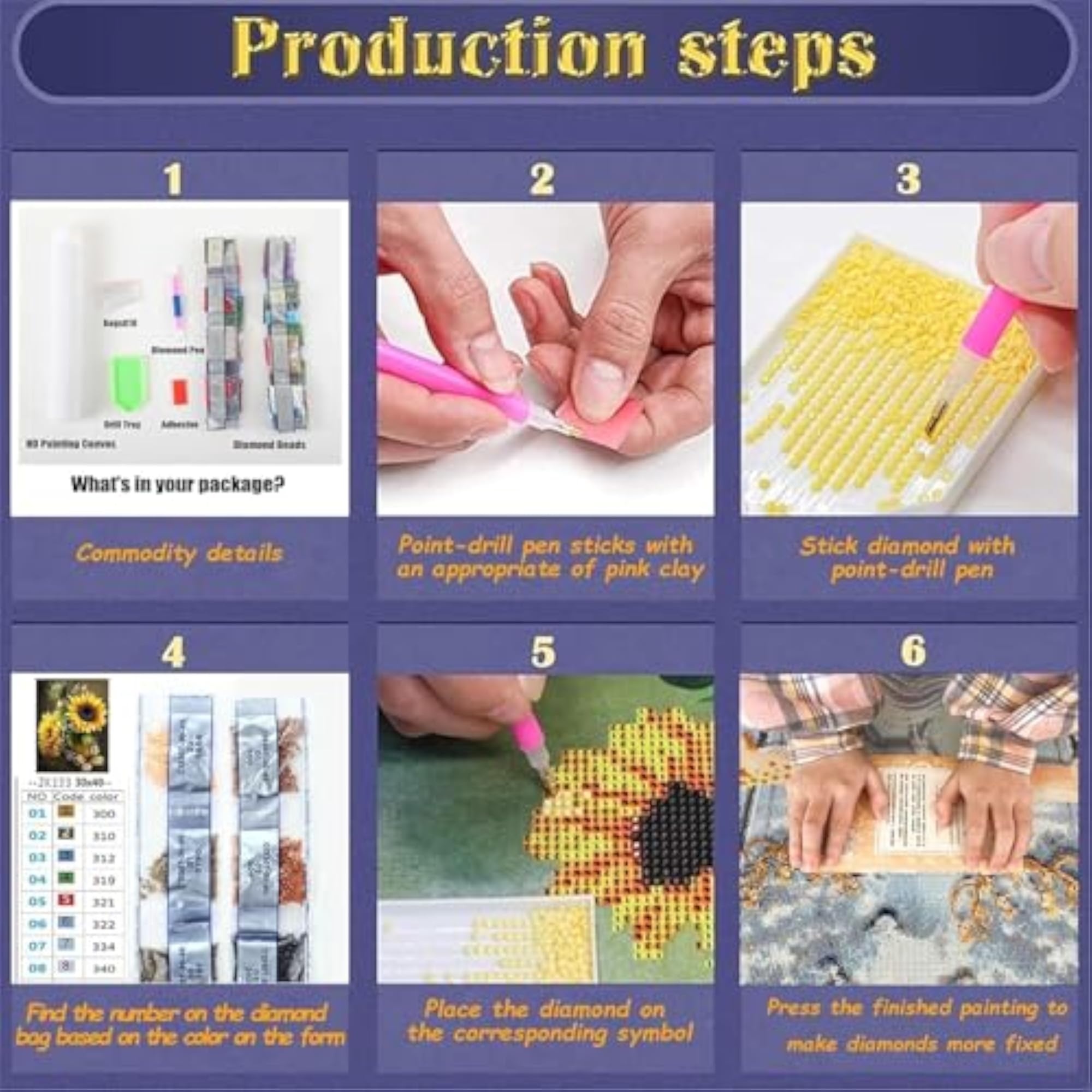 5D Diamond Painting Kit for Beginners