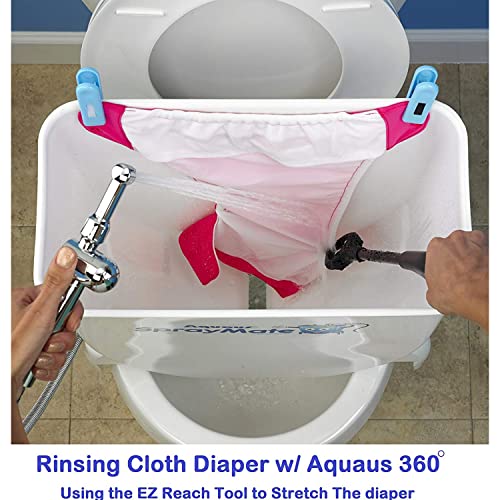 Aquaus SprayMate & Aquaus 360 Premium Diaper Sprayer for Toilet Bundle (Brass Sprayer)