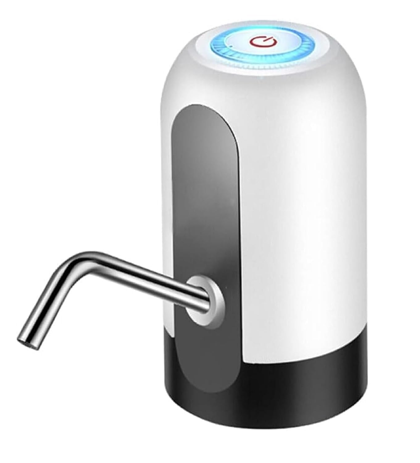 Drinking Water Pump Water Bottle Pump Electric Water Pump Dispenser Drinking Bottle Auto Switch Pump USB Charging Caps Fits Most Gallon Bottles for Home Office-White-image-19