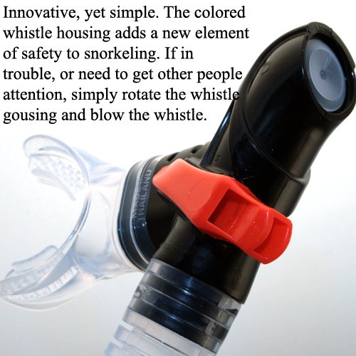 Promate Snorkeling Scuba Dive Side-View Edgeless Purge Mask Dry Snorkel (9990) Combo Set, Titanium miniatura 6