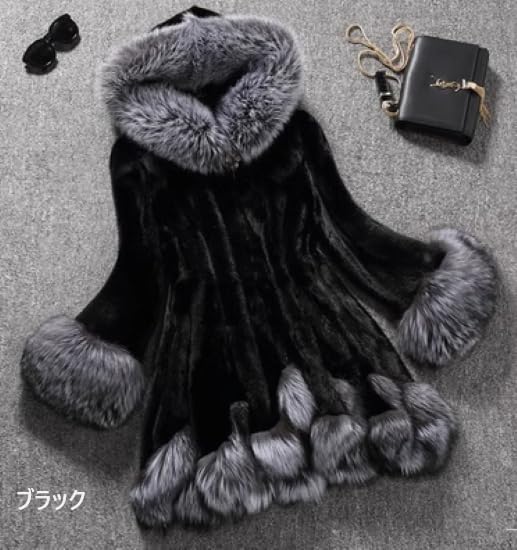 Amazon | ファーコート レディース アウター 羽織 ふわふわ ゴージャス