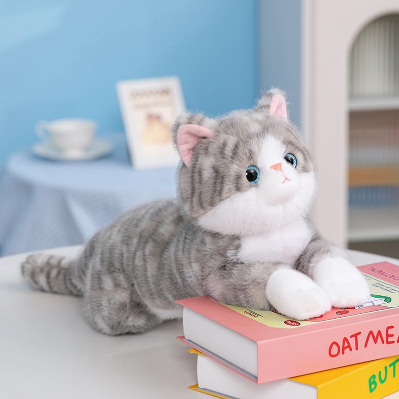 Amazon.co.jp: Leahaoe 重みのある猫のぬいぐるみ 19インチ 2ポンド