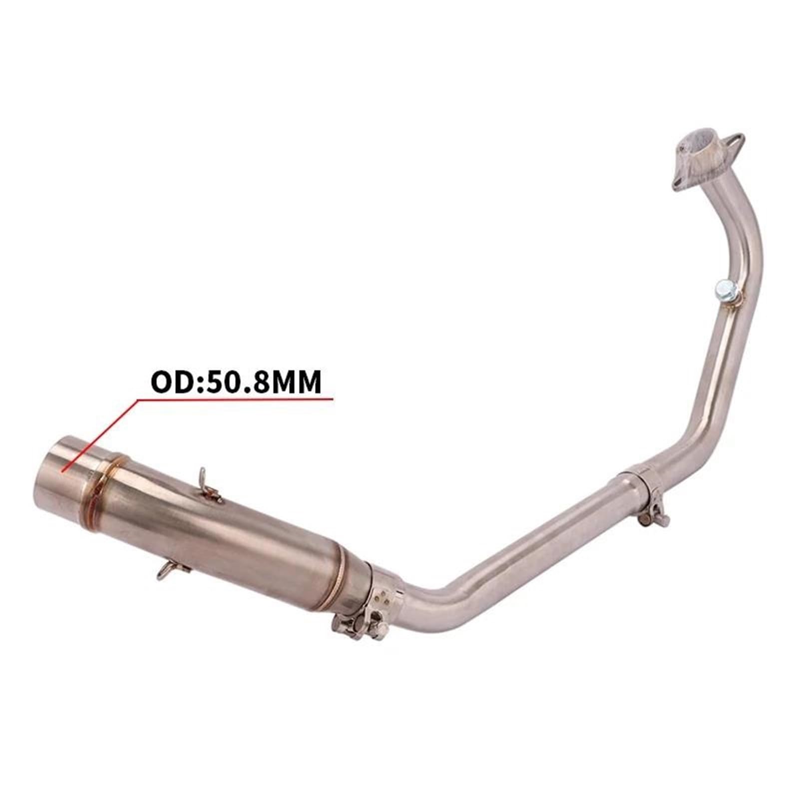 Silencieux D'échappement Avant pour Moto pour H&Onda pour CBR125, pour CBR125R, pour CB125R, pour CBR 125R, CB 125 (2017-2021) Tuyau D'échappement(Couleur 2)