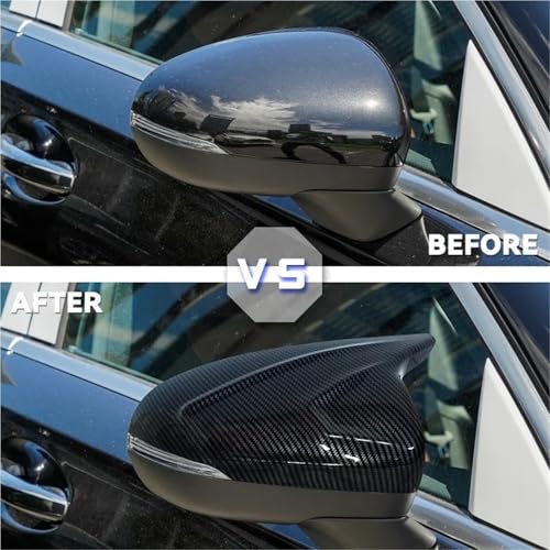 Rétroviseur latéral couvercle carbone pour BMW E87 E81 E90 E91 E93 aile porte