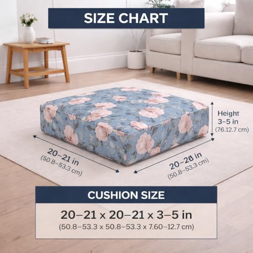Image of STITCHNEST 'Contour Fit Series' Stretchable Printed Wooden Sofa Cover (Pack of 2) - Elastic Wooden Chair Cover | Wooden Sofa Seat Cover | Size - 20-21 x 20-21 x 3-5 in