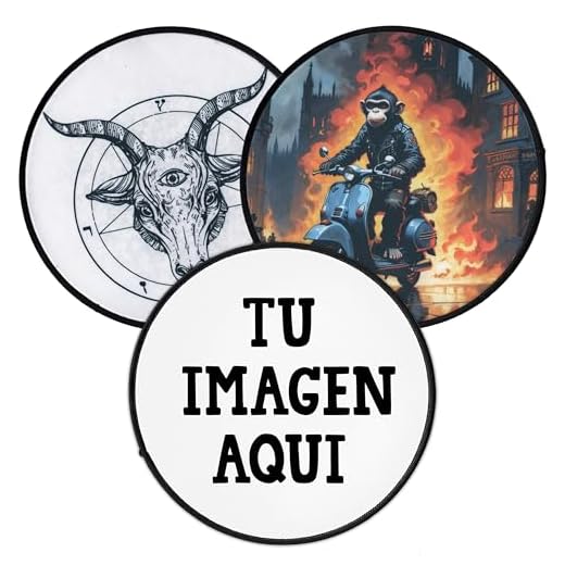 Parches Personalizados 15,2 cm Redondo con Tu Diseño, Foto o Logotipo | Impreso Alta Resolución | Patch Termoadhesivo para Chaquetas y Ropa | Custom Iron-On Patches por Concrete Schoolyard