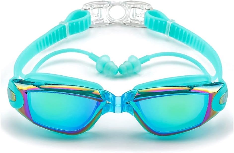 Professional Swimming Glasses Men and Women Ear Plug Waterproof Anti Fog Adult Swimming Pool Goggles Swim Eyewear