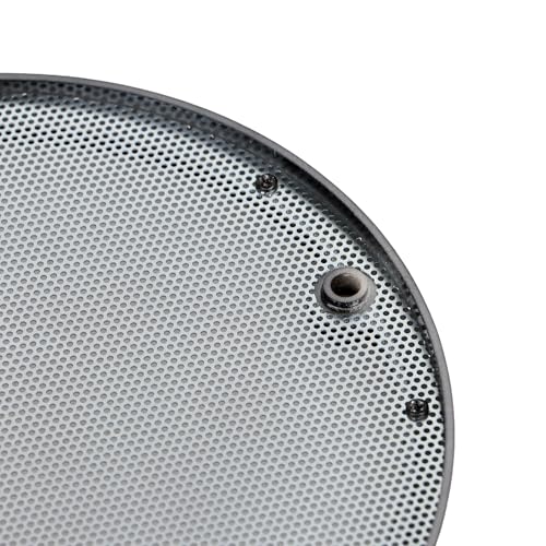 Image of 1 Pair Chrome+Black Rear Speaker Trim Grills Mesh Covers Compatible with 2006-2013 Harley Electra Glide Street Glide Ultra Classic