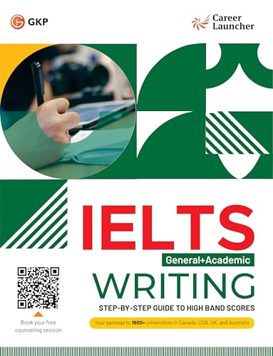 Image of GKP IELTS 2025 Set of 6 Books for Academic+ General Test by Career Launcher (Reading, Listening, Writing, Speaking, Grammar and Aviator) Edition| English Books