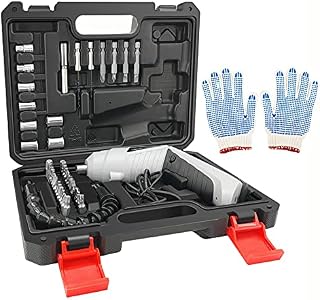 MDHAND 47 in 1 Electric Screwdriver Set, 3.6V Li-ion 3.5N·m Max Torque, Cordless Screwdriver Perfect for Furniture Assembly, Drill Set for Home DIY Project (White)
