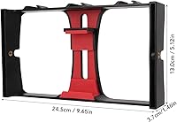 Vista 6 de Jaula de video para teléfono, portátil, a prueba de golpes, soporte estabilizador de video para smartphone, tornillo de 1/4 pulgadas, estabilizador