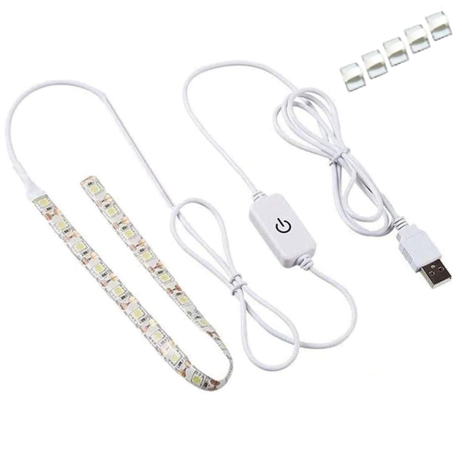 YICBOR Sewing Machine Light Strip, 11.8inch DC5V Flexible LED USB Sewing Light, Clean White Lights for Brother, Janome, Babylock, Pfaff Sewing