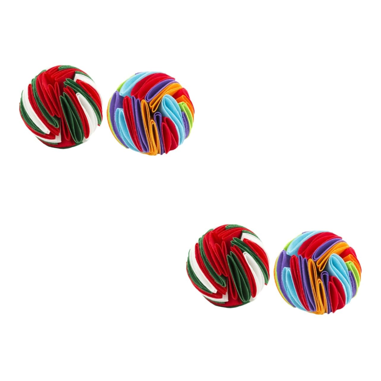 Supvox 4 Stück Hunde Schnüffelball Spielzeug Für Haustiere Kleine Tennisbälle Für Hunde Leckerli Ball Für Trainingsbälle Für Schnüffel Trainingsbälle Spielzeug