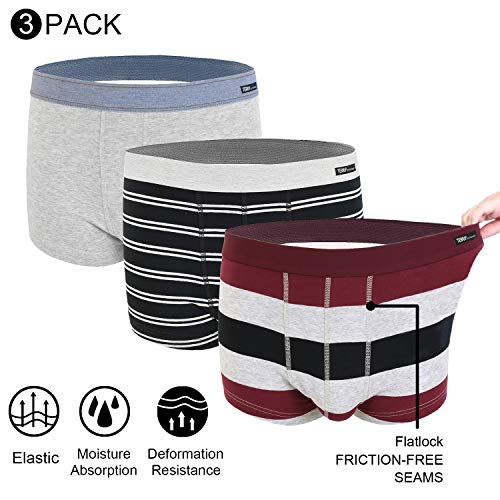 Terra Men's 3 pack Premium Cotton Lycra Boxer Briefs2