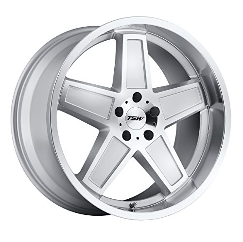 TSW Roda de prata CAMBER com acabamento pintado (20 x 8,5 polegadas/5 x 114 mm, deslocamento de 30 m