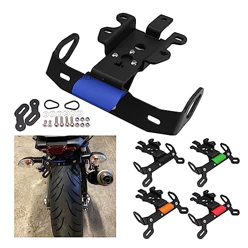 Support de plaque d'immatriculation LED pour affiner l'arrière de votre Yamaha MT-07 rouge