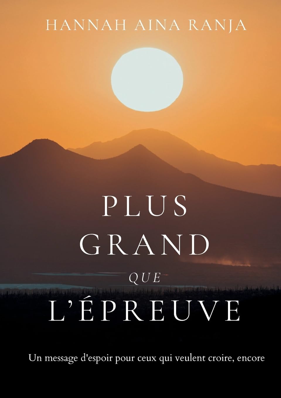 Plus grand que l'épreuve: Un message d'espoir pour ceux qui veulent croire, encore.