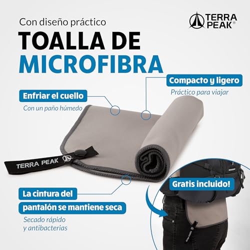 Bastones de trekking de carbono ligeros con accesorios completos Terra Peak 4