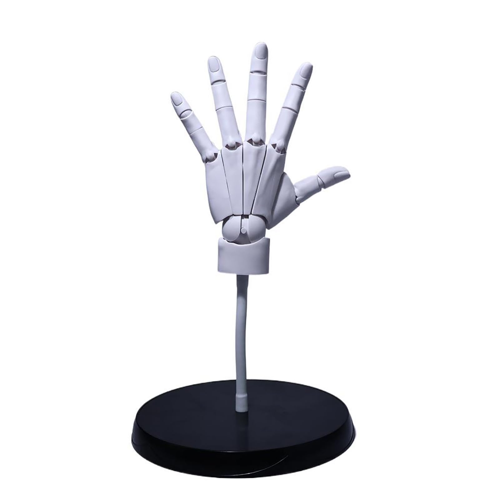 Modelo de mano, 1: 1. Arte de palma simulada, dibujo de estudiante, referencia de cuerpo, mano, modelo de cuerpo humano, mano con base, soporte de exhibición, A