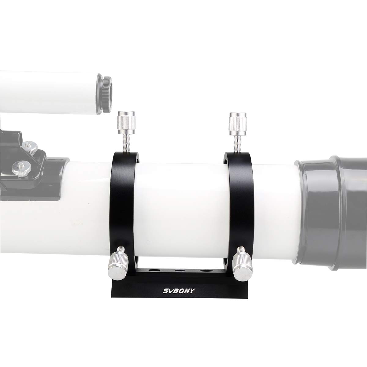 SVBONY SV116 - Juego de Anillos de guía para telescopio (43 mm a 70 mm, 2 Unidades) | Para tubos telescópicos de diámetro o buscadores de 43 mm a 70 mm, anillos de tubo telescópico de metal sólido