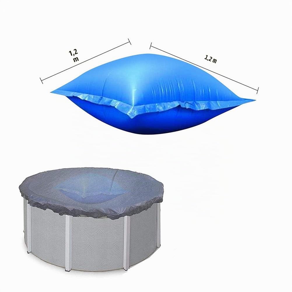 Coussin de piscine d'hiver - Coussin gonflable pour bâche d'hiver - Coussin d'air pour protection hivernale de piscine - Coussin gonflable d'hiver avec 4 œillets pour bâche de protection
