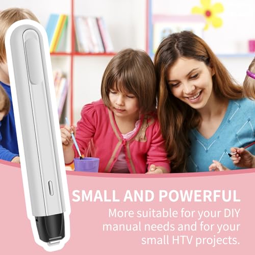 Mini Heat Press, Small Heat Press Machine with 3s Rapid Heat, Portable Heat Transfer Machine, Multifunctional Iron Press Machine for T Shirts Hats Caps DIY Crafts Heating Transfer Projects (White) - Thumbnail 4