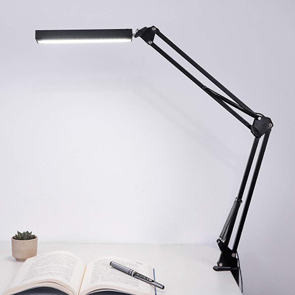 Lampada da tavolo a LED, Lampada da tavolo pieghevole, Lampada da comodino Clip on, Luce notturna regolabile Luminosità, Lampada da tavolo regolabile, Lettura, Rilassamento, Prima di coricarsi