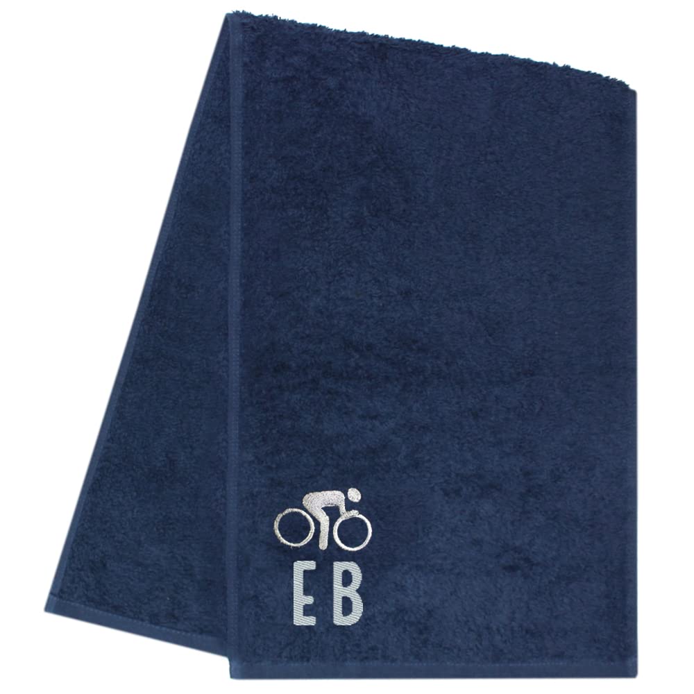 Teddyt's Navy Personalised Cycling Sweat Towel (Navy)