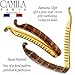 Camila Paris CP3147 French Hair Banana Clincher Clip, Classic Girls Updo Flexible Ponytail Holder, Non Slip Interlocking Banana Comb, Fashion Durable Styling Hair Accessories for Women, Made in France
