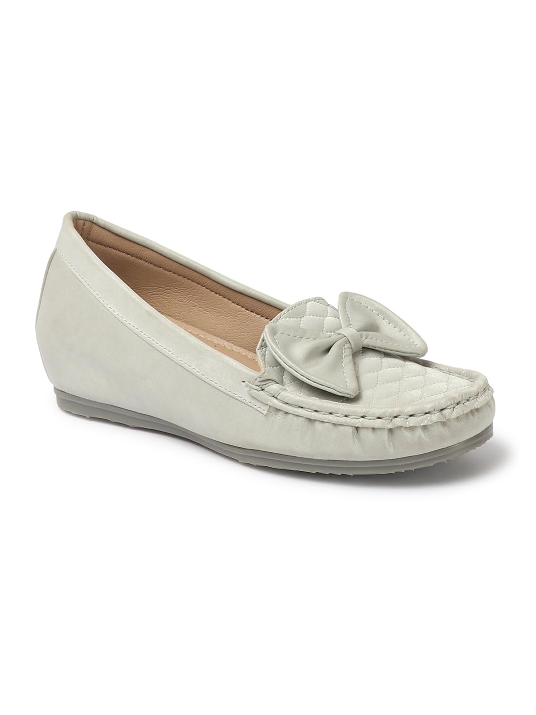 carlton london Women Comfortable and Stylish Flat Square Toe Slip On Fashion Loafer Shoes for Daily,Office, Casual and Formal Use-picture-24