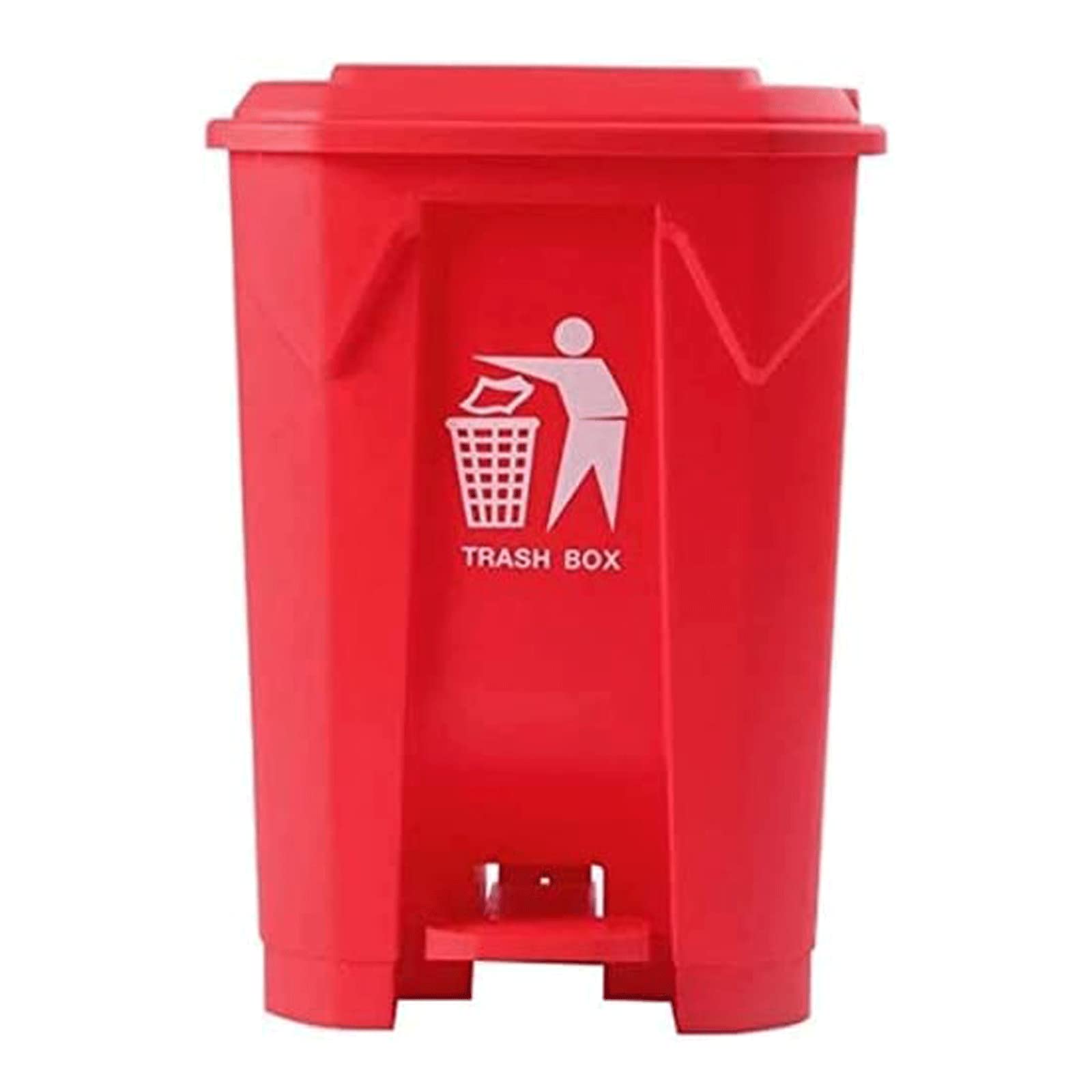 NOLLAM Papelera Cubo de Basura con Pedal con Tapa para Exteriores Basurero Cocina