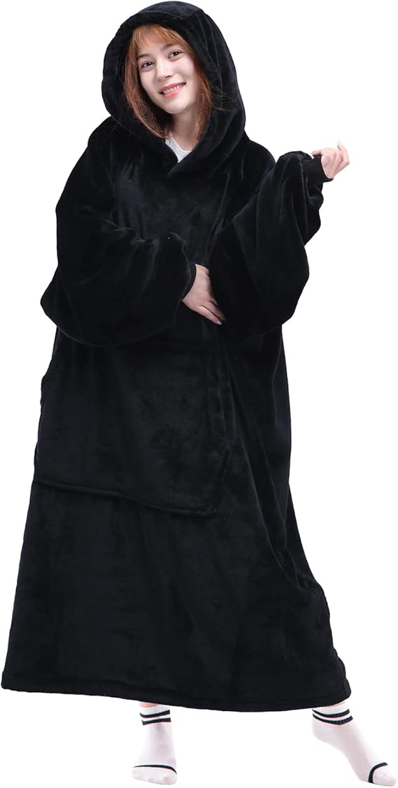 Waitu Wearable Blanket Sweatshirt Gifts for Women and Men