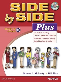 Paperback Side by Side Plus 2 Book & Etext with CD Book