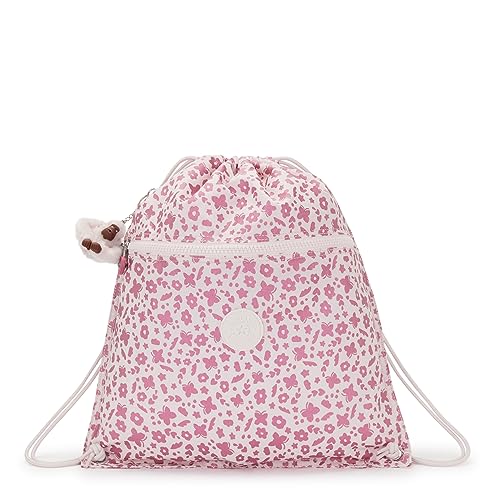 Kipling Supertaboo, Mochila con Cordón, Multifunciónal, Impermeable, 45 cm, 15 L, 0.24 kg, Magic Floral