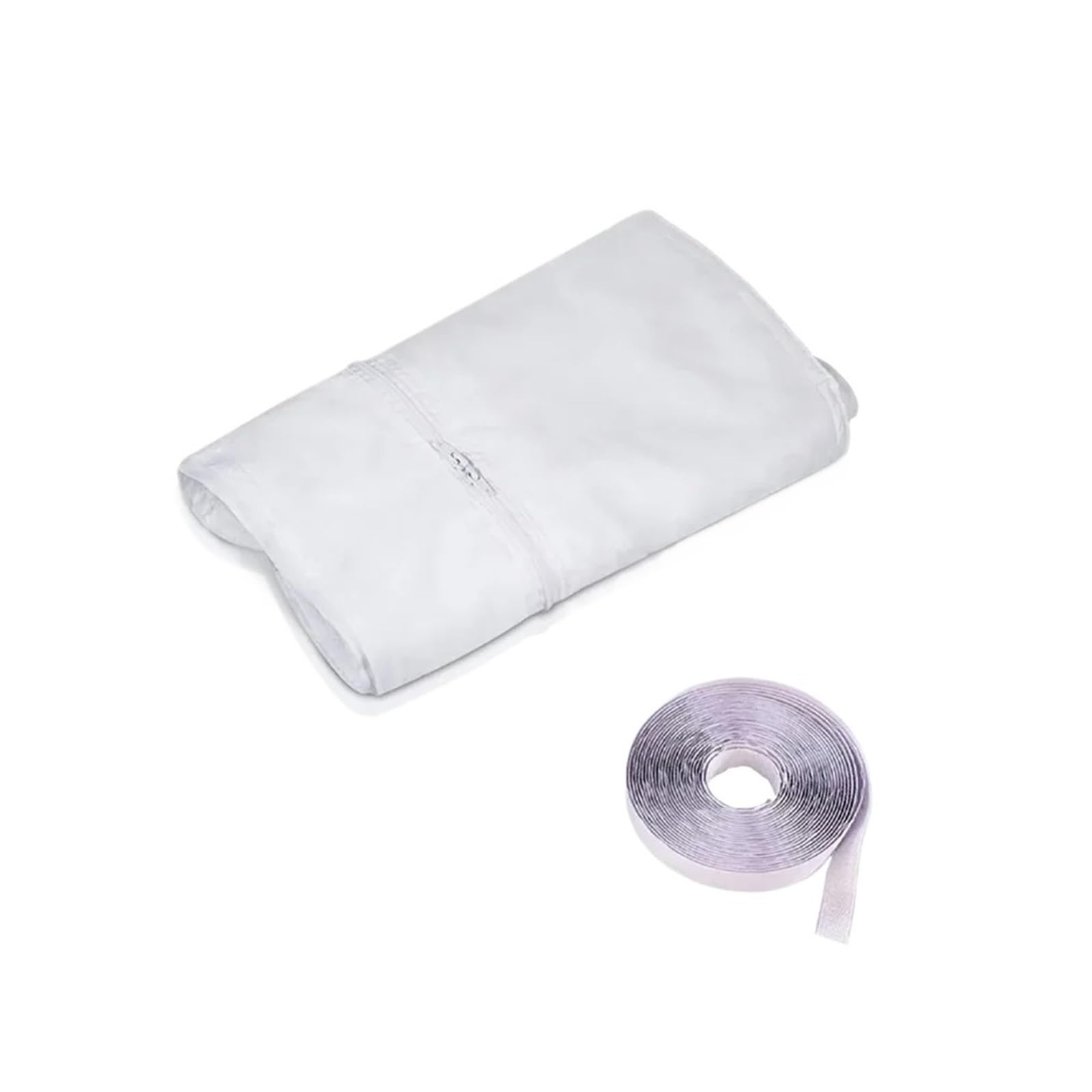 Koesrxnqw One Color Air Lock Window Seal For Portable Conditioner Flexible Cloth Sealing Plate With With Zip And Adhesive Fast All Weather Protection(300Cm)