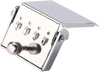 Baosity Guitar Chrome Tailpiece For 4 String Banjo Plate Accessories Parts