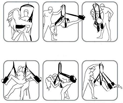 Plafond Seksschommel, Liefdesschommel Seksschommel SM Pak SM Bondage Suit Sex, Erotische Speeltjes Geschikt Voor Koppels - Afbeelding 4